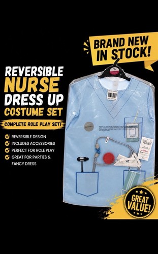 Kids reversible nurse dress - dress, up