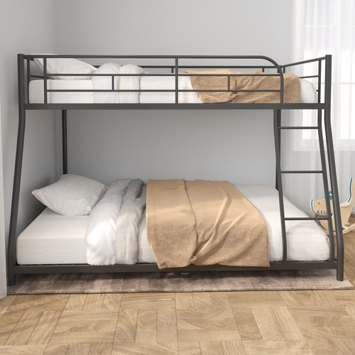 Metal twin over full - metal, bed