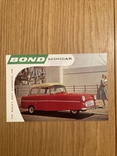 1961 Bond Minicar Brochure