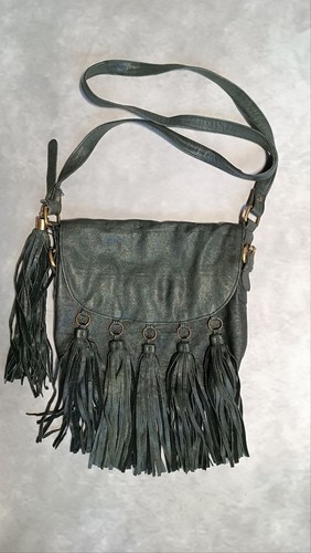 Topshop real leather fringe - topshop,