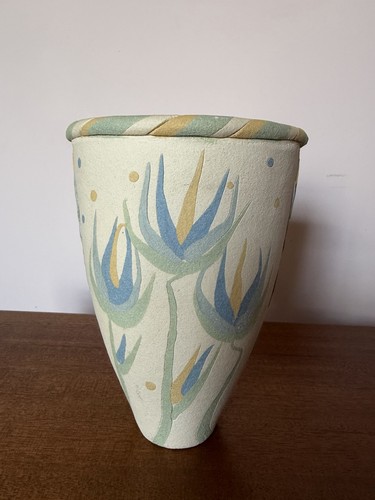Handmade vase with - vase,