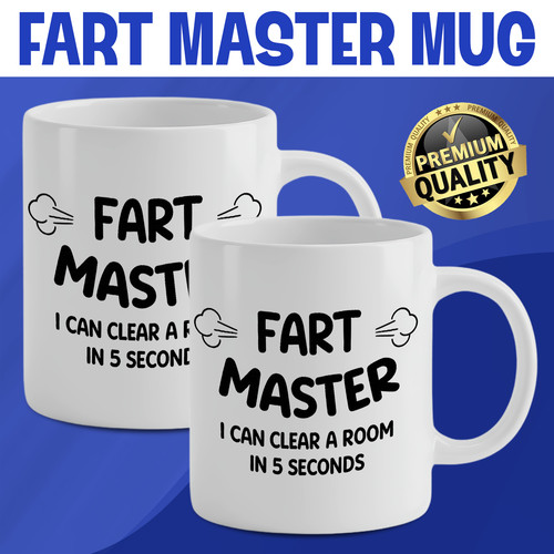 Fart master mug funny - master,