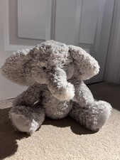 M&S GREY ELEPHANT SOFT TOY TEDDY PLUSH