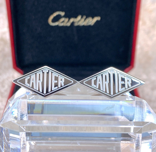 Cartier cufflinks rare - cartier, losange