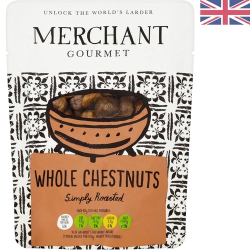 Whole cooked chestnuts - cooked, 500g