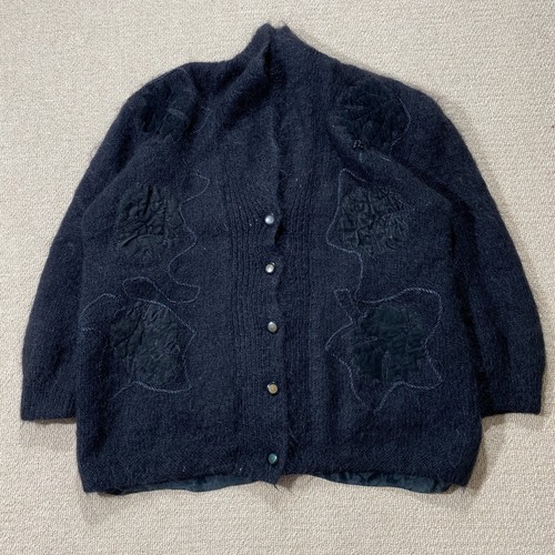 Vintage mohair cardigan womens - cardigan,