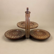 Vintage Wooden Folding Cake