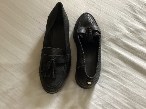 Carvela black leather loafers - carvela,