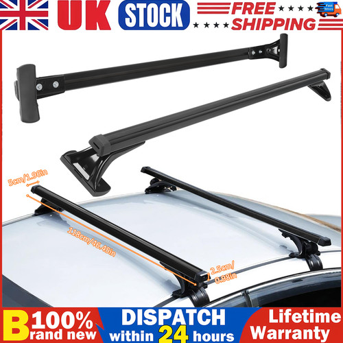 120cm black car roof racks - black,