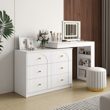 Dressing table with mirror