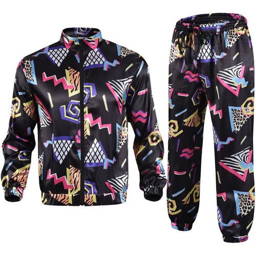 80s90s mens shell suit costume - suit,