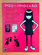 EMILY THE STRANGE EMILY + COMICS = RAD MAGAZINE ADVERT DARK HORSE