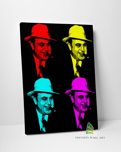 Pop art capone canvas - capone,