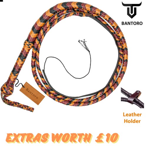 Feet leather bullwhip - feet,