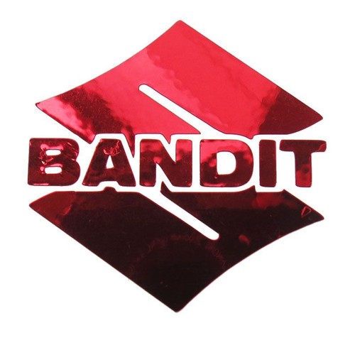 Bandit red chrome motorcycle - chrome,