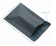 STRONG MAILING POSTAGE BAGS QUALITY GREY PLASTIC POLY SELF SEAL FAST & FREE P+P