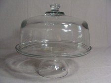 Clear Glass Pedestal Cake