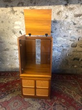 TEAK NATHAN RECORD PLAYER CABINET HIFI CABINET