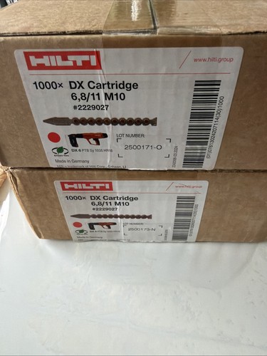 Hilti cartridge 11 m10 - 6.8/11,