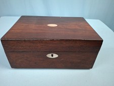 Antique mahogany sewing - antique,