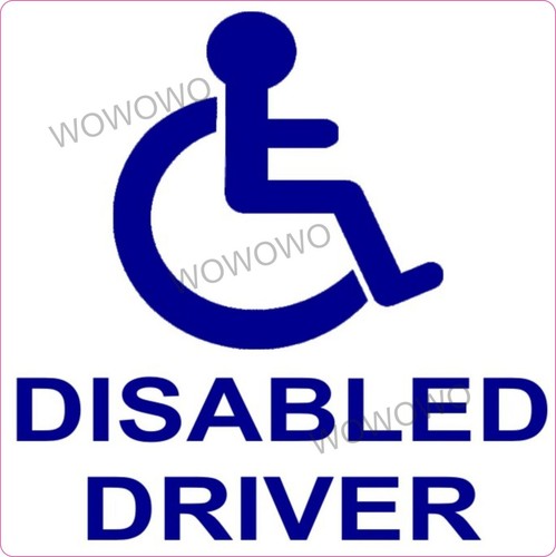 Disabled driver stickers - driver,