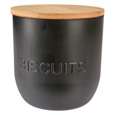 Black Airtight Biscuit Storage