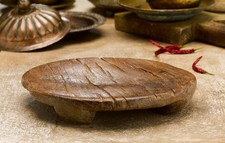 Vintage Asian Hardwood Chapati
