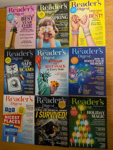 Reader digest magazines 9 - reader's,