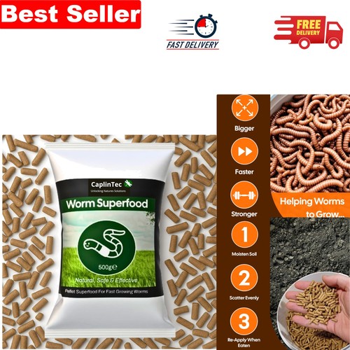 500g organic worm food - 500g,