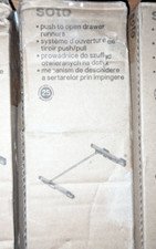 SOFT CLOSE DRAWER RUNNERS PUSH TO OPEN 1000mm  SOTO - B&Q GOODHOME - 1 pair