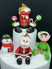 Edible Christmas Elf Snowman
