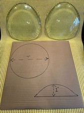 x2 Domed 7" Vintage classic car HeadLight Lamp Lenses Motorcycle rotax lucas p&h