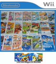 Nintendo Wii Video Games Sports Party Racing Arcade Puzzle Quiz Sim Family Kids