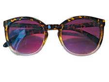 Tortoiseshell Purple Ombre Rayflector Sunglasses by London Design