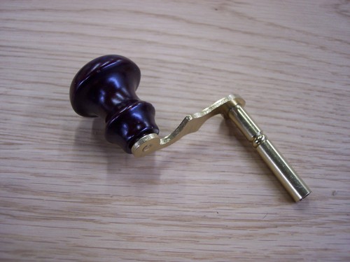 Grandfather clock winder crank - clock,