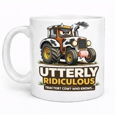 Cow Tractor Mug Utterly
