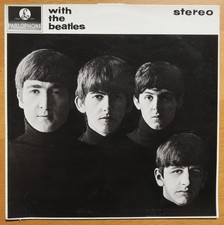 THE BEATLES – WITH THE BEATLES – 1976 REISSUE DOUBLE EMI – EX