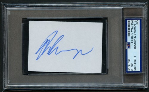 Arnold schwarzenegger signed - arnold,