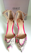 Coast 7 UK Beige Pink Snake