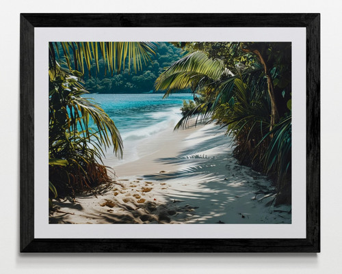 Tropical beach seascape - tropical,