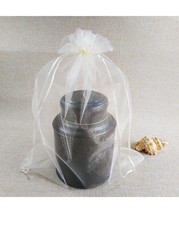  20pcs Drawable Organza Bags Jewelry Packaging Bags Wedding Party Decoration 0.5