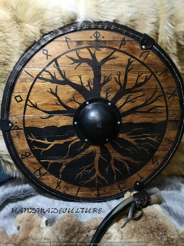 Viking wooden round - viking,