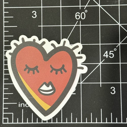 Red heart lipstick blush smile - lipstick,