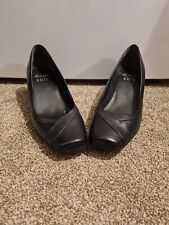 Women's Clarks Cushion Soft Black Court Shoes, Size 4.5