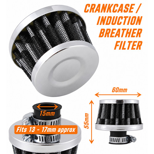 Universal mini engine breather - universal,