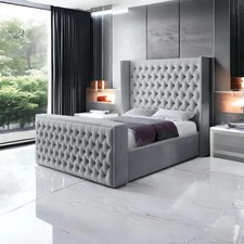 Winged Chesterfield TV Bed