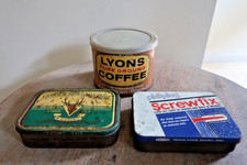 Vintage Set of Tins Lyons Pure