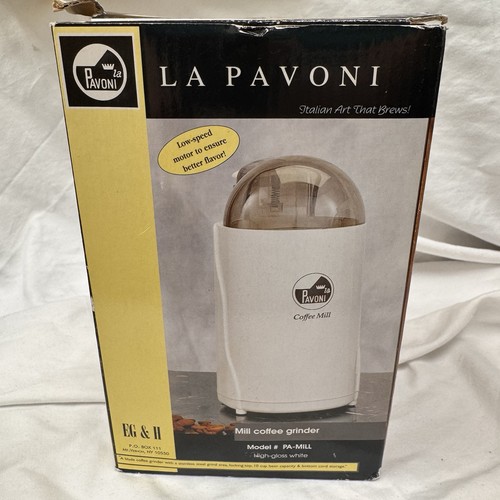 Vintage pavoni coffee mill - la,