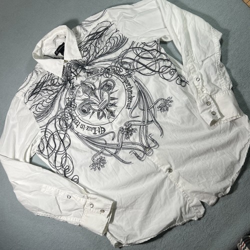 Y2k 2000s affliction - affliction, stripe
