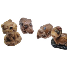 The Flintstones Wade Whimsies full set of prehistoric animals.